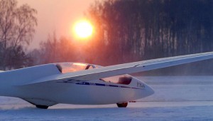 Winterflugbetrieb in Boberg, fotografiert von Holger Weitzel.  www.aufwind-luftbilder.de 
