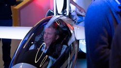 Happy faces in the cockpit